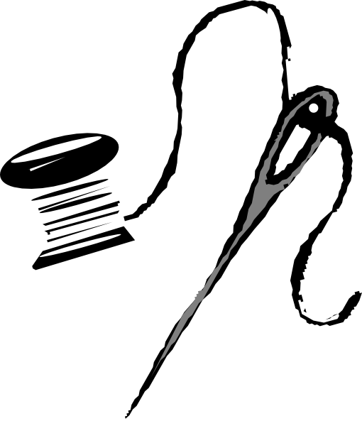 510x593 Cotton Clipart Needle