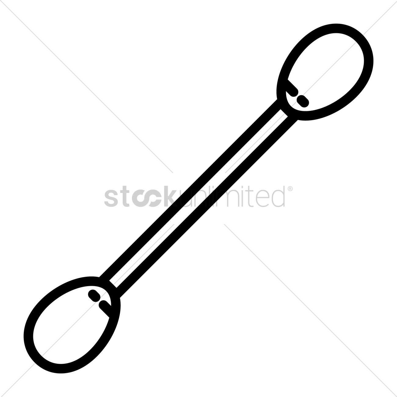 1300x1300 Free Cotton Bud Vector Image