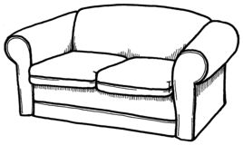 268x160 Couch Clip Art Free Clipart Panda