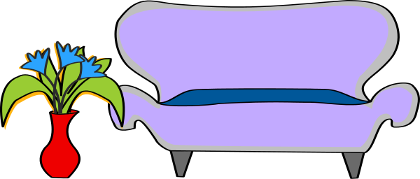 600x256 Free Couch Clipart, 1 Page Of Public Domain Clip Art