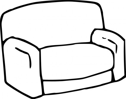425x334 Sofa Clip Art Download 2
