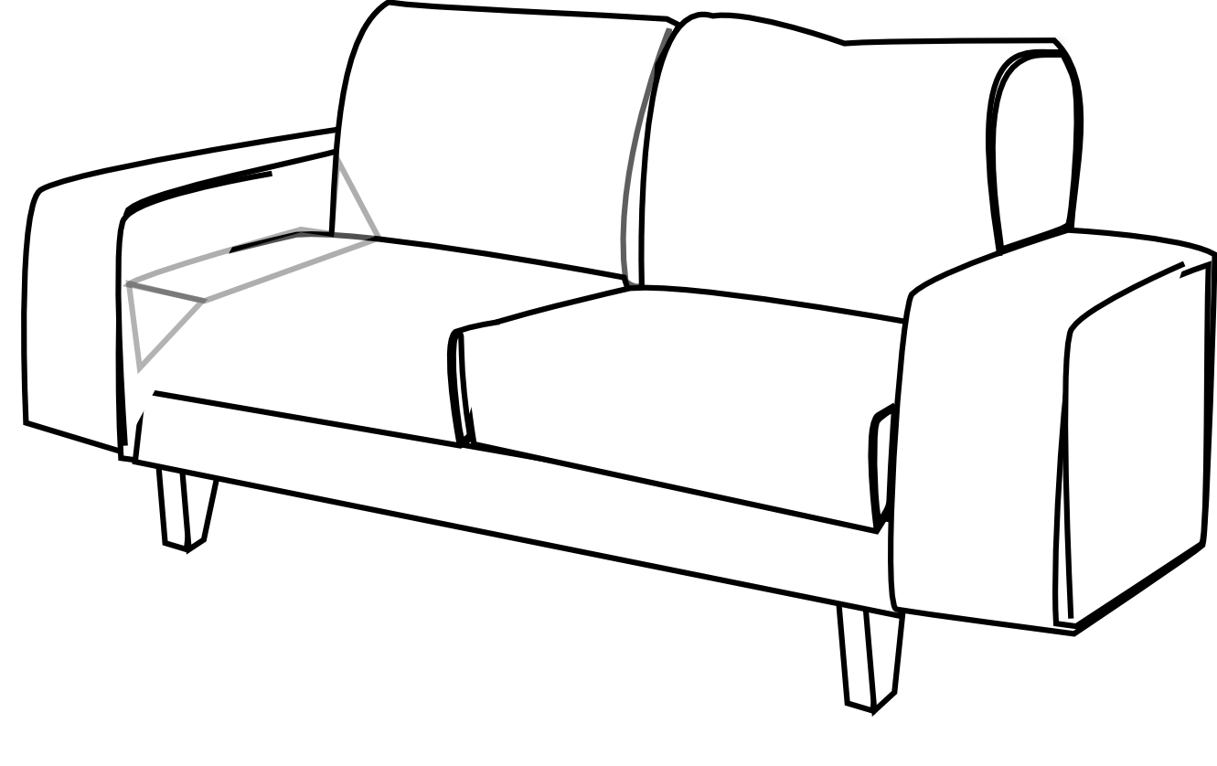 1331x838 Furniture Clipart Sofa