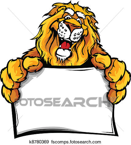 427x470 Clipart Of Cartoon Vector Image Of A Happy Cute Cougar Mascot