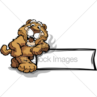 325x325 Happy Preschool Cougar Mascot Cartoon Vector Image Gl Stock Images