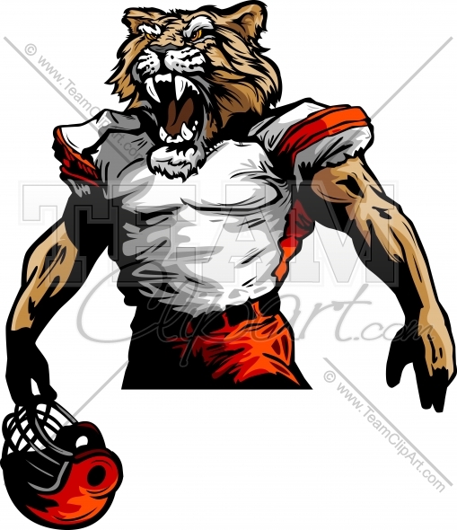 509x590 Cougar Football Player Vector Image