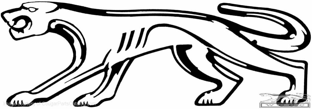 1024x358 Cougar Clipart Walking