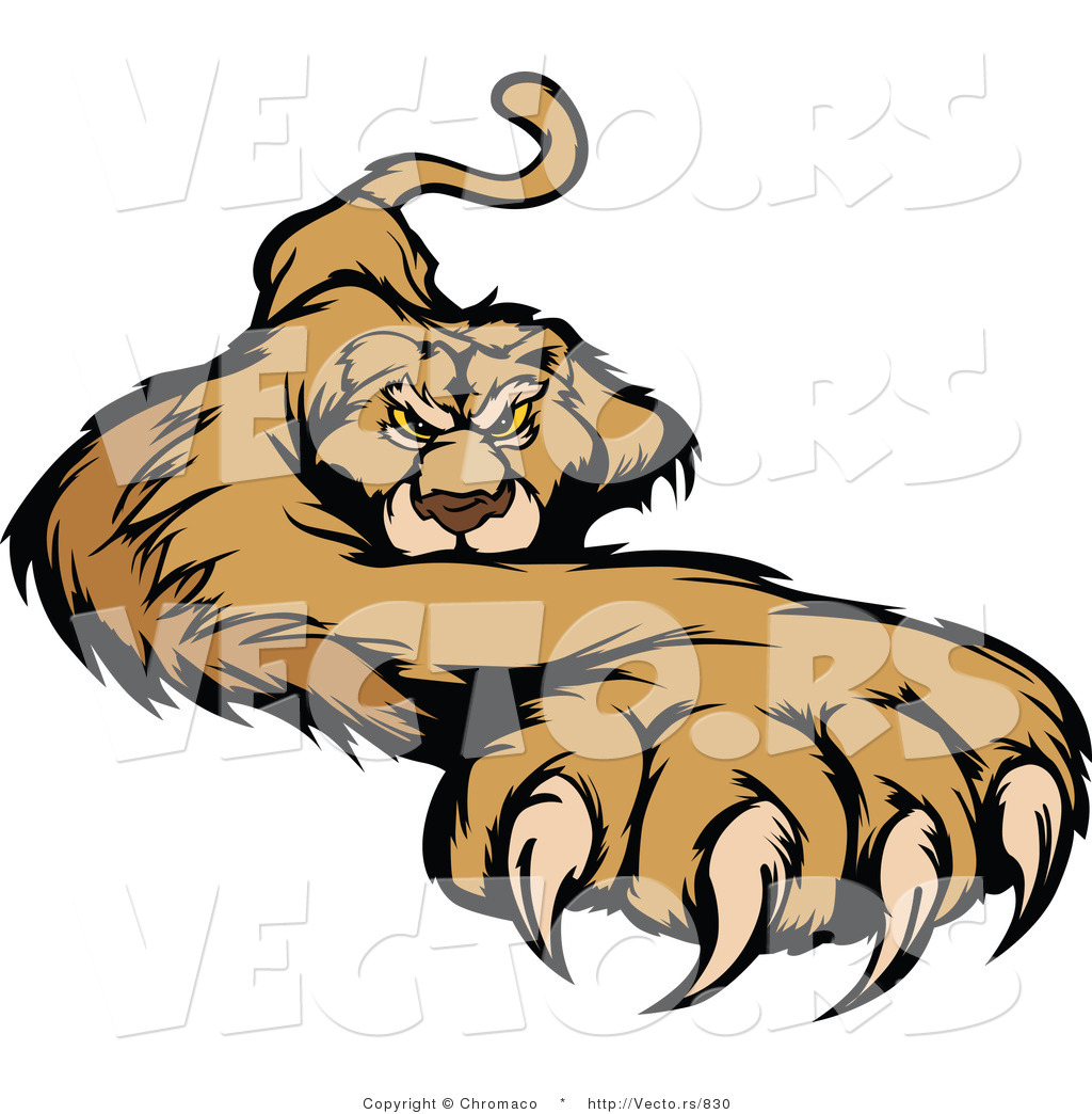 1024x1044 Puma Clipart Cougar Claw