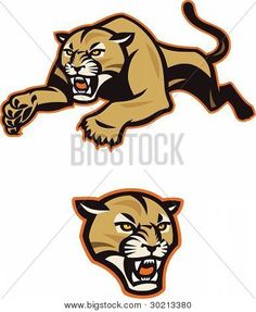 236x287 Mountain Lion Clipart Logo