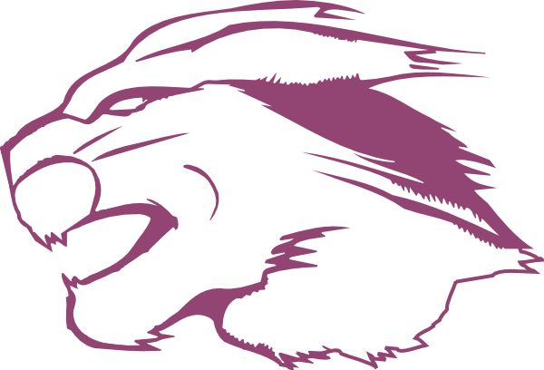 600x408 Cougar Head Clip Art