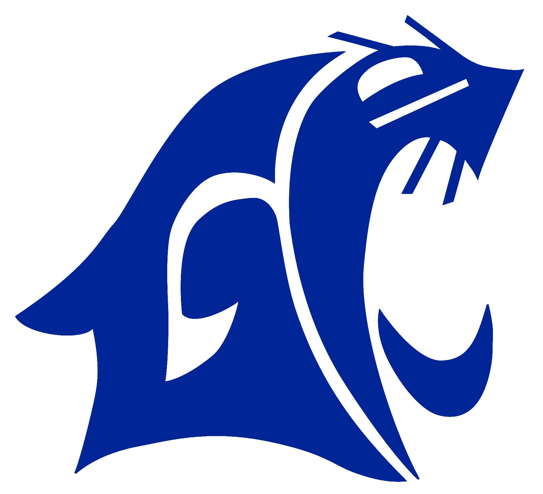 1789x1630 Cougar Head Reflex Blue Grace Community School