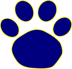 298x285 Paw Print Clip Art
