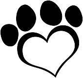 170x160 Free Paw Print Clip Art