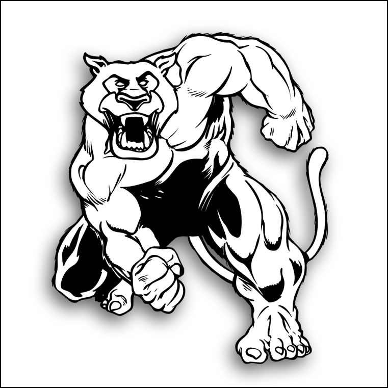 761x761 Cougar Clipart Angry