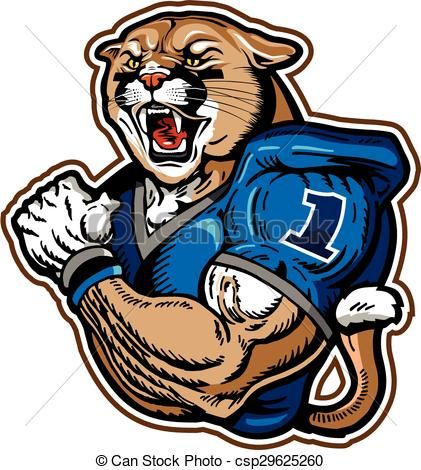 421x470 Cougar Football Clip Art Clipart