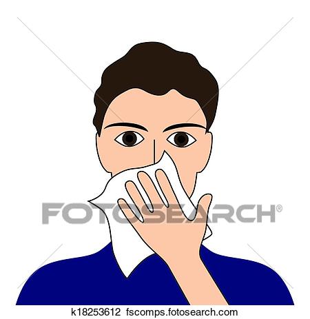 450x463 Clipart Of Cover Your Cough K18253612