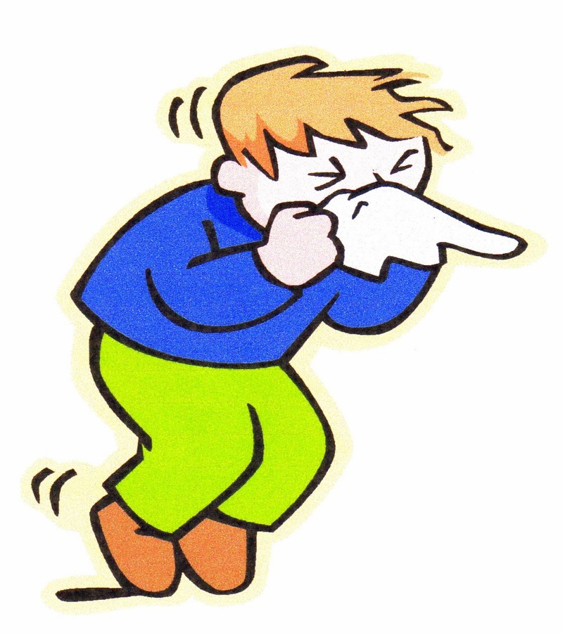 800x900 Covered Clipart Cough Cold