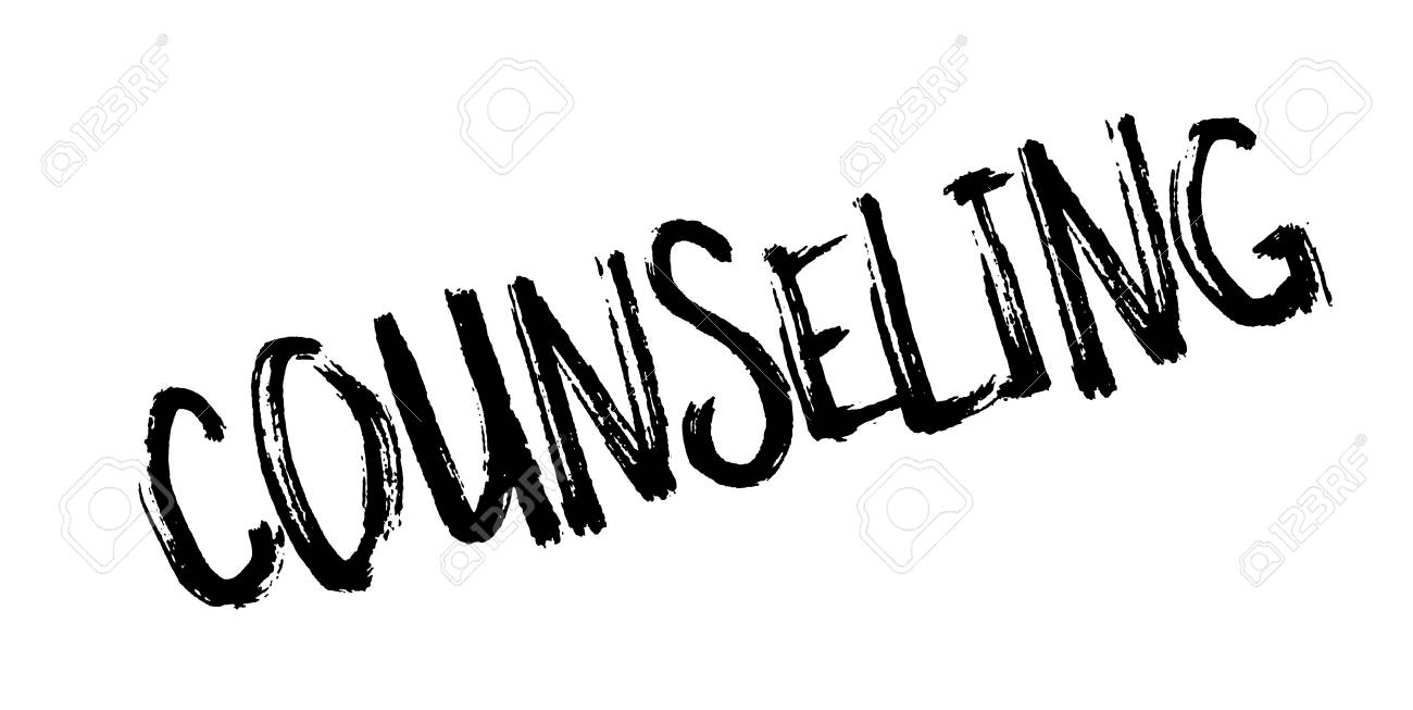 1300x653 Counseling Rubber Stamp. Grunge Design With Dust Scratches