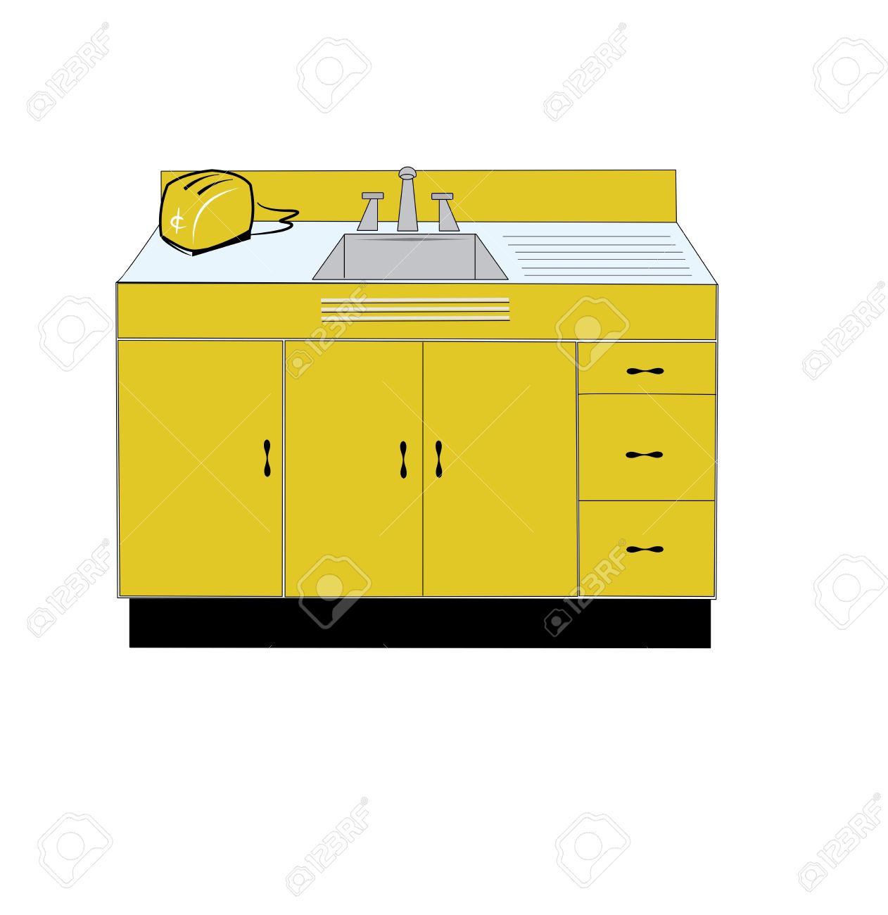 1262x1300 Table Clipart Kitchen Counter