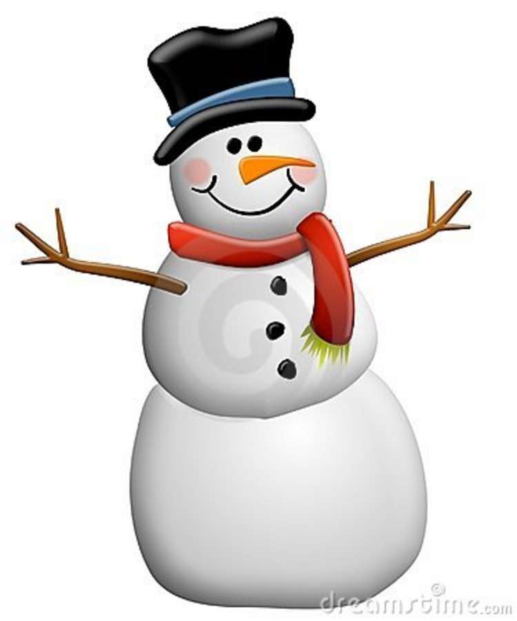 750x900 Country Christmas Snowman Clipart