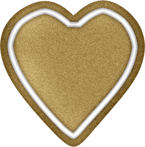 491x500 Gingerbread Heart Clip Art