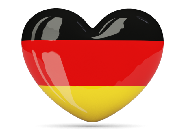 640x480 Germany Flag Heart Icon