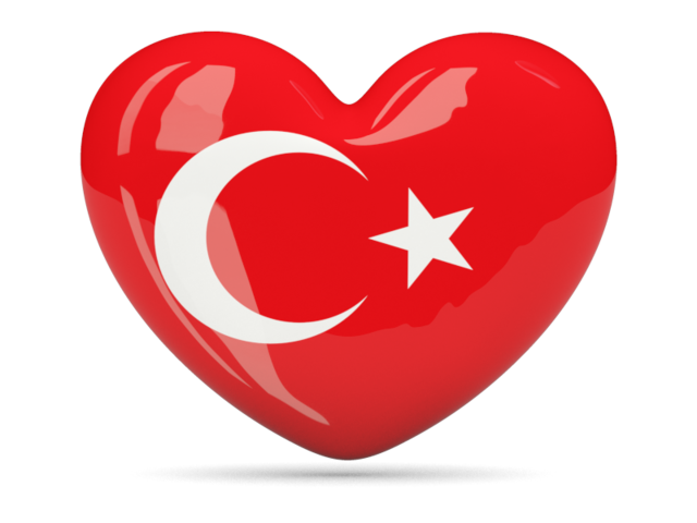640x480 Turkey Flag Heart