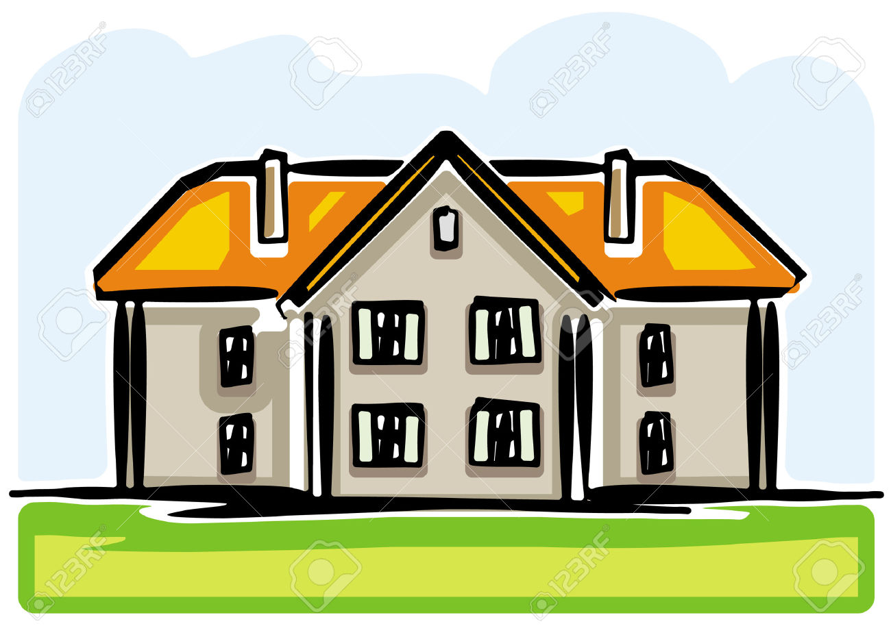 1300x914 Country Clipart New Home