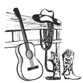 170x170 Country And Western Music Clip Art
