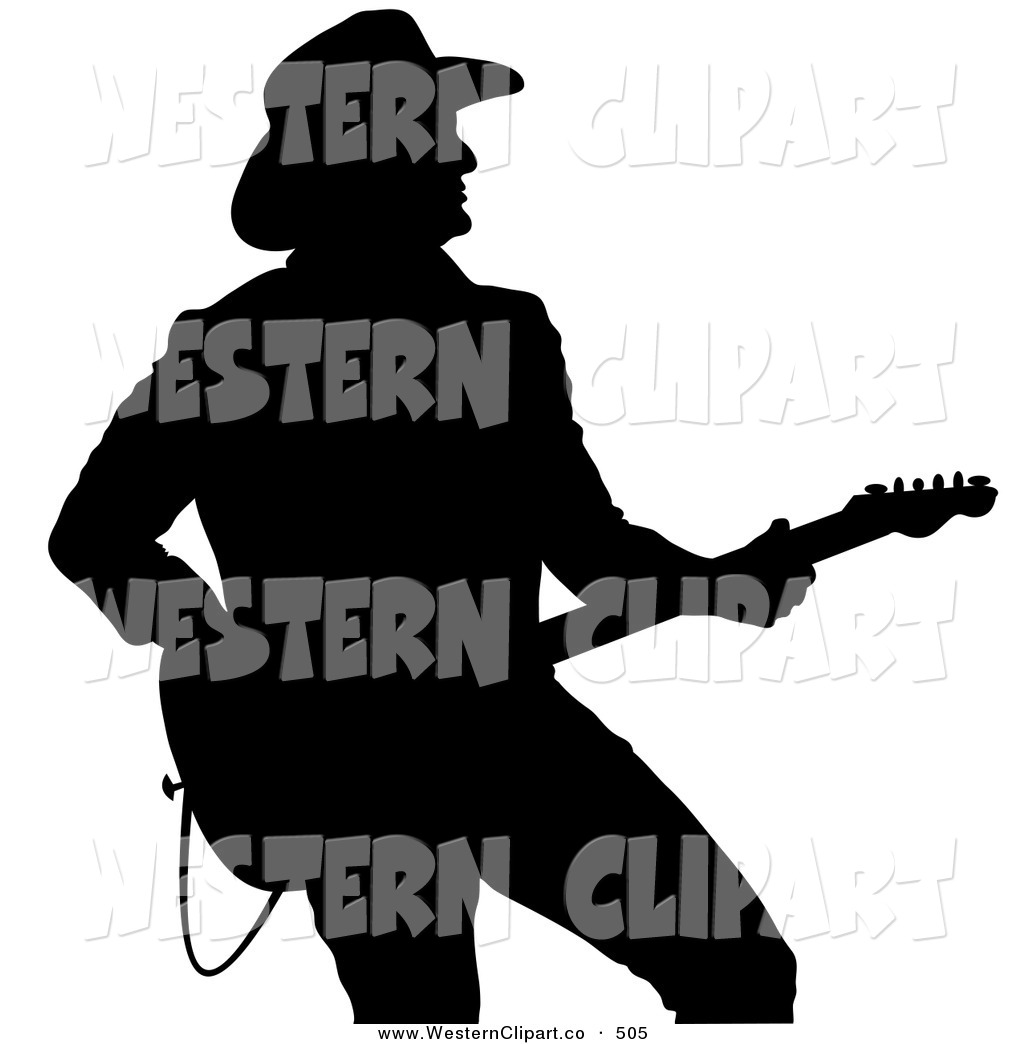 1024x1044 Vector Western Clip Art Of A Black Silhouette Of A Country Western