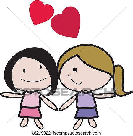 450x460 Clipart Of Gay Couple K8279922