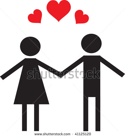 429x470 Couple Clipart
