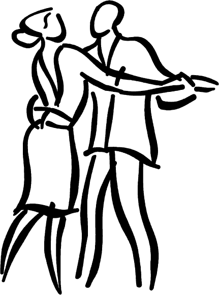 431x581 Dancing Couples Clipart