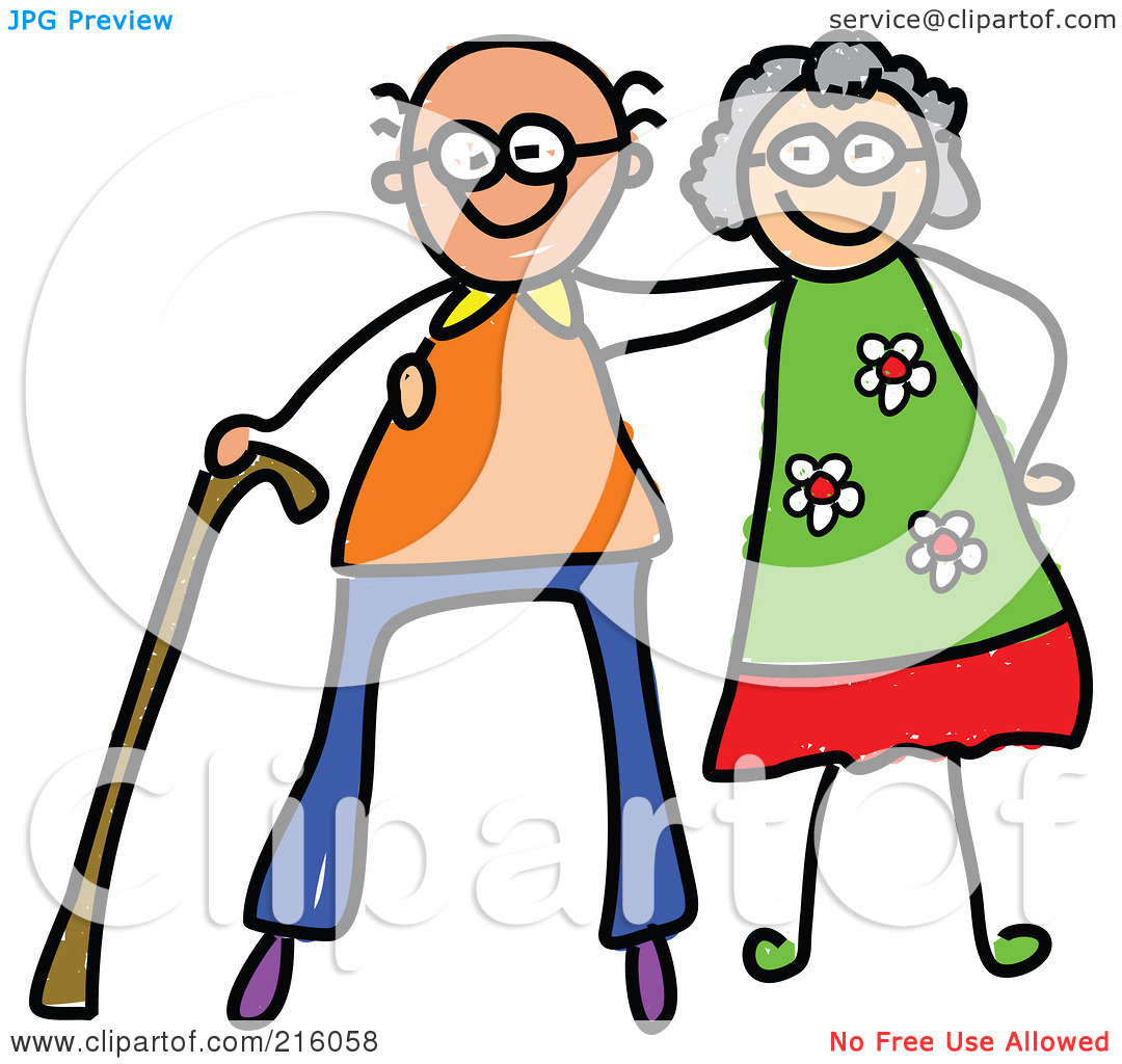 1080x1024 Couple Clipart Old Couple