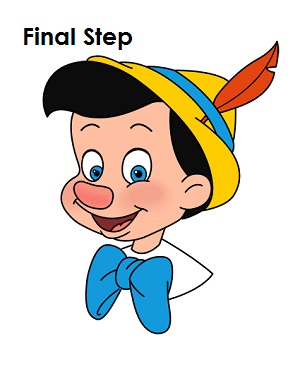 300x388 Pinocchio Clipart Drawing