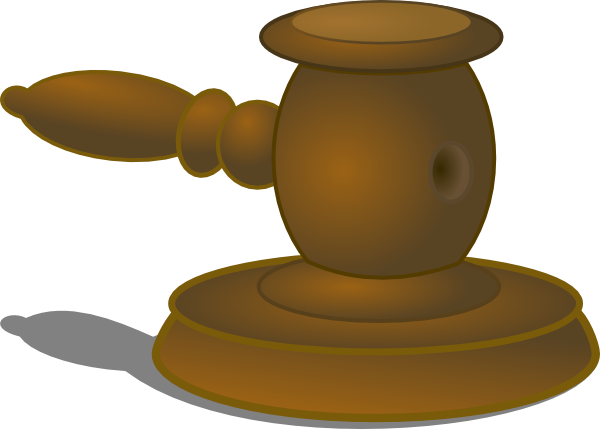600x429 Court Mallet Clipart