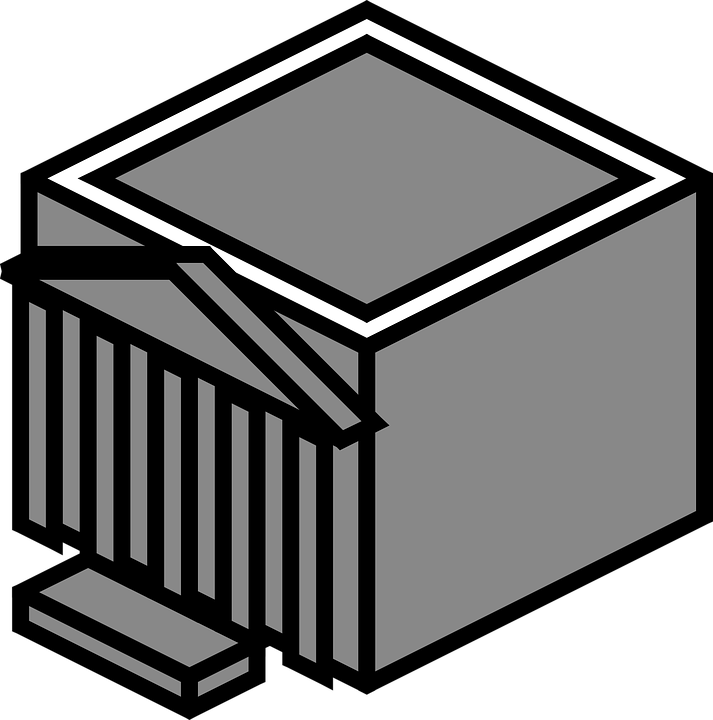 713x720 Courthouse Free Vector Graphic Court Building Administration Image