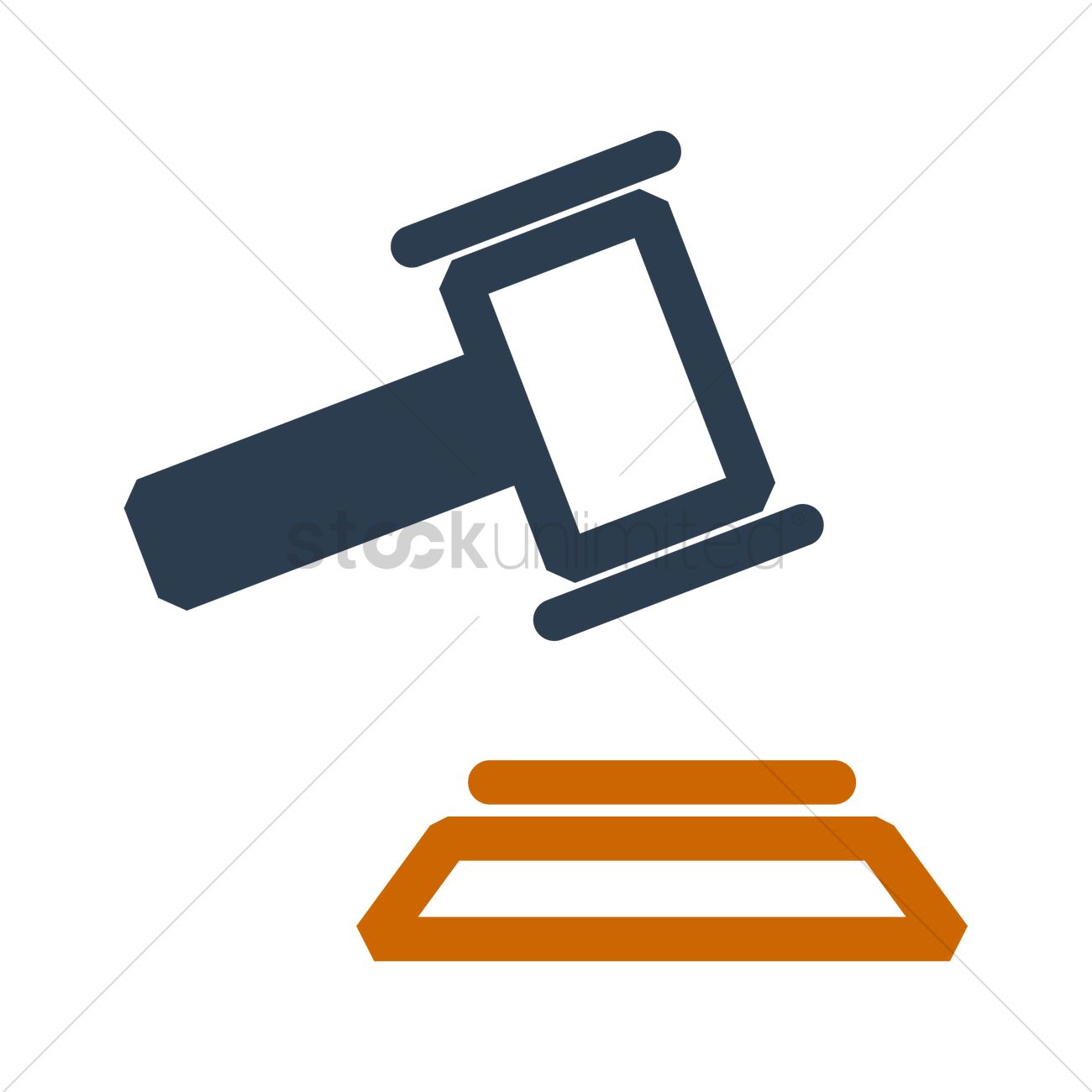 1300x1300 Court Gavel Vector Image