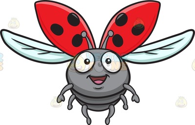 400x256 A Flying Ladybug With Inside A Courtroom Background Cartoon