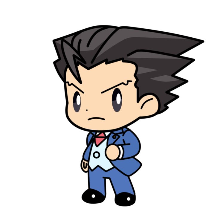 736x736 Ace Attorney Clipart