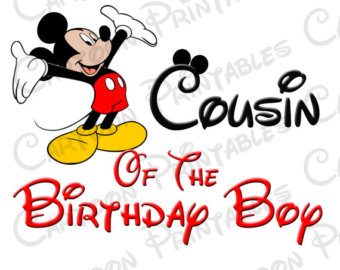 340x270 Minnie Mouse Cousin Of The Birthday Boy Image Printable Clip Art