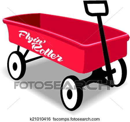 450x425 Red Wagon Clipart And Illustration. 864 Red Wagon Clip Art Vector
