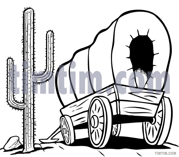 571x502 Wild West Clipart Conestoga Wagon