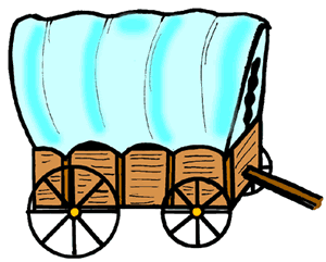 300x241 Western Clipart Covered Wagon