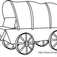200x200 Covered Wagon Clipart