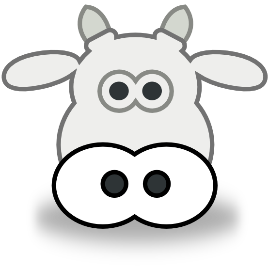 555x555 Cow Head Clip Art Many Interesting Cliparts