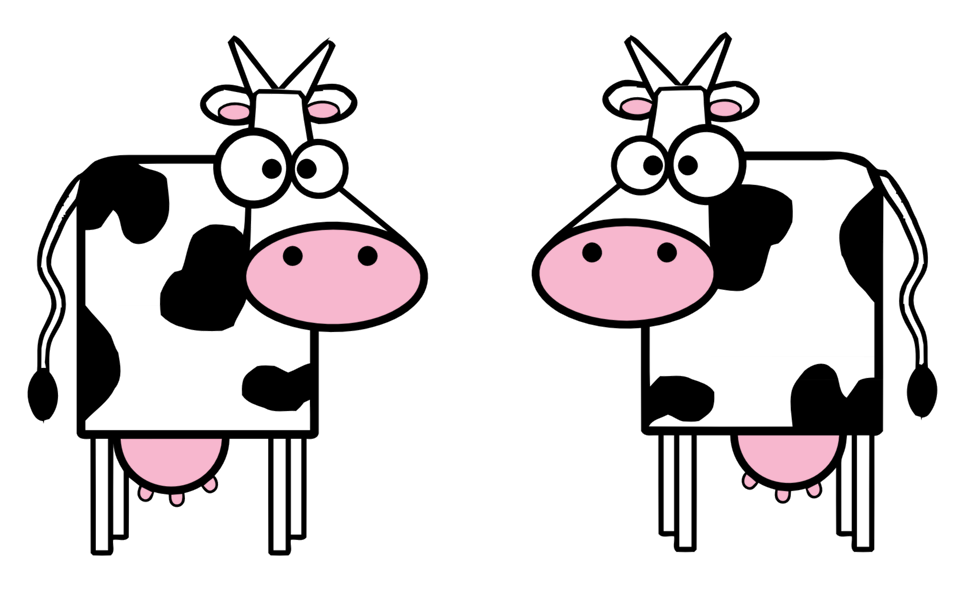 958x606 Public Domain Clip Art Image Illustration Of Cartoon Cows Id
