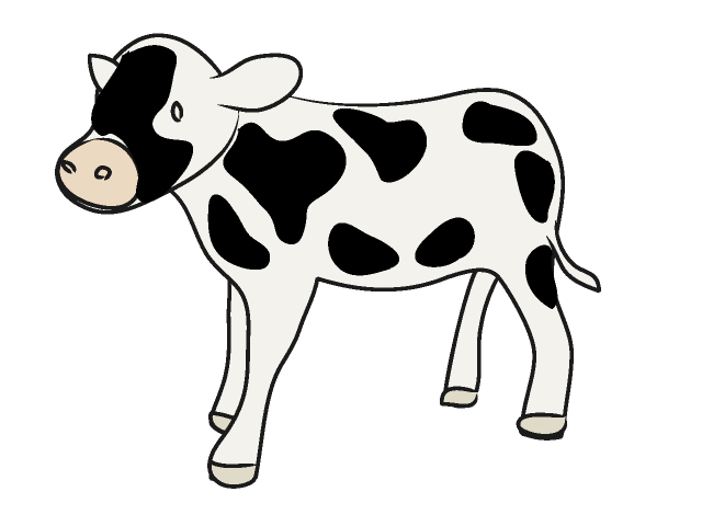 Cow Clipart Black And White | Free download on ClipArtMag