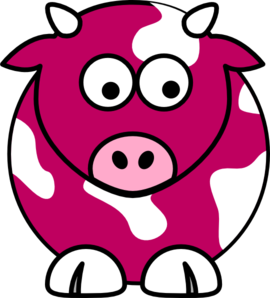 270x298 Coral Cow Clip Art