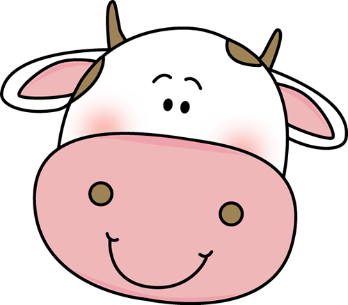 500x438 Cow Face Clip Art
