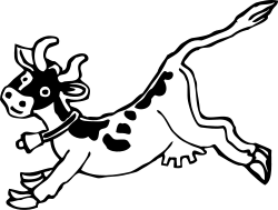 250x189 Free Cow Clip Art That Makes You Say Moo!